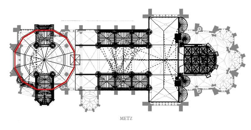 Hypothèse plan Notre Dame la Ronde