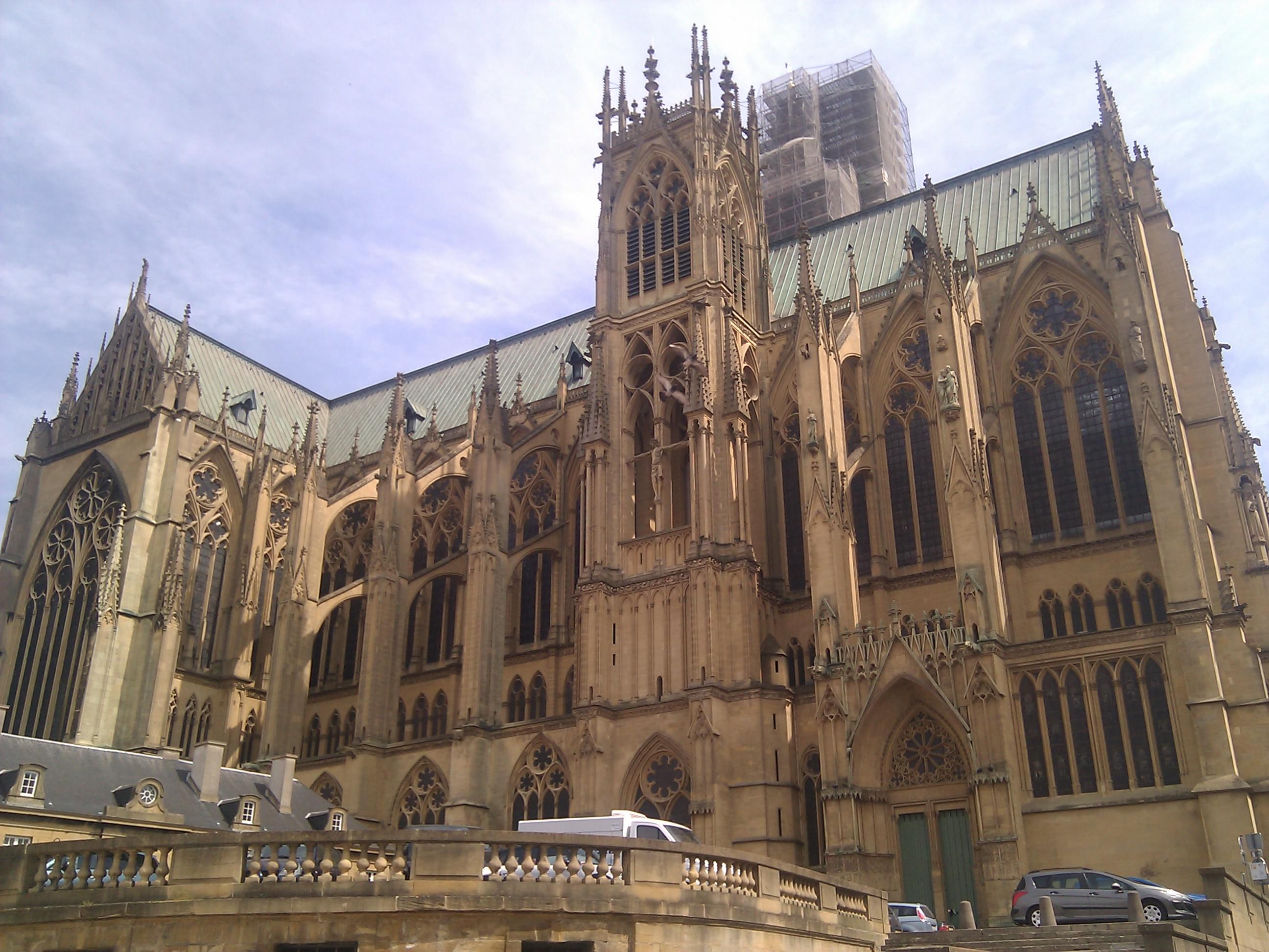 Cathédrale de Metz : façade nord