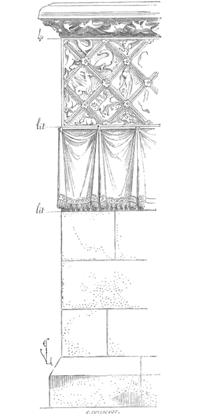 Viollet-le-Duc : "Soubassement"