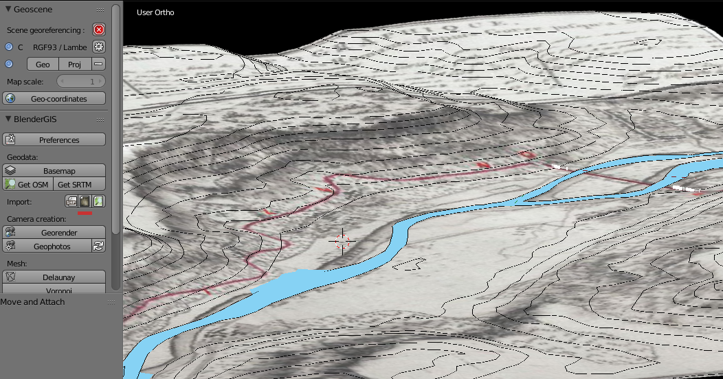 Tracé de l'aqueduc Gorze Metz en 1790 et topographie contemporaine